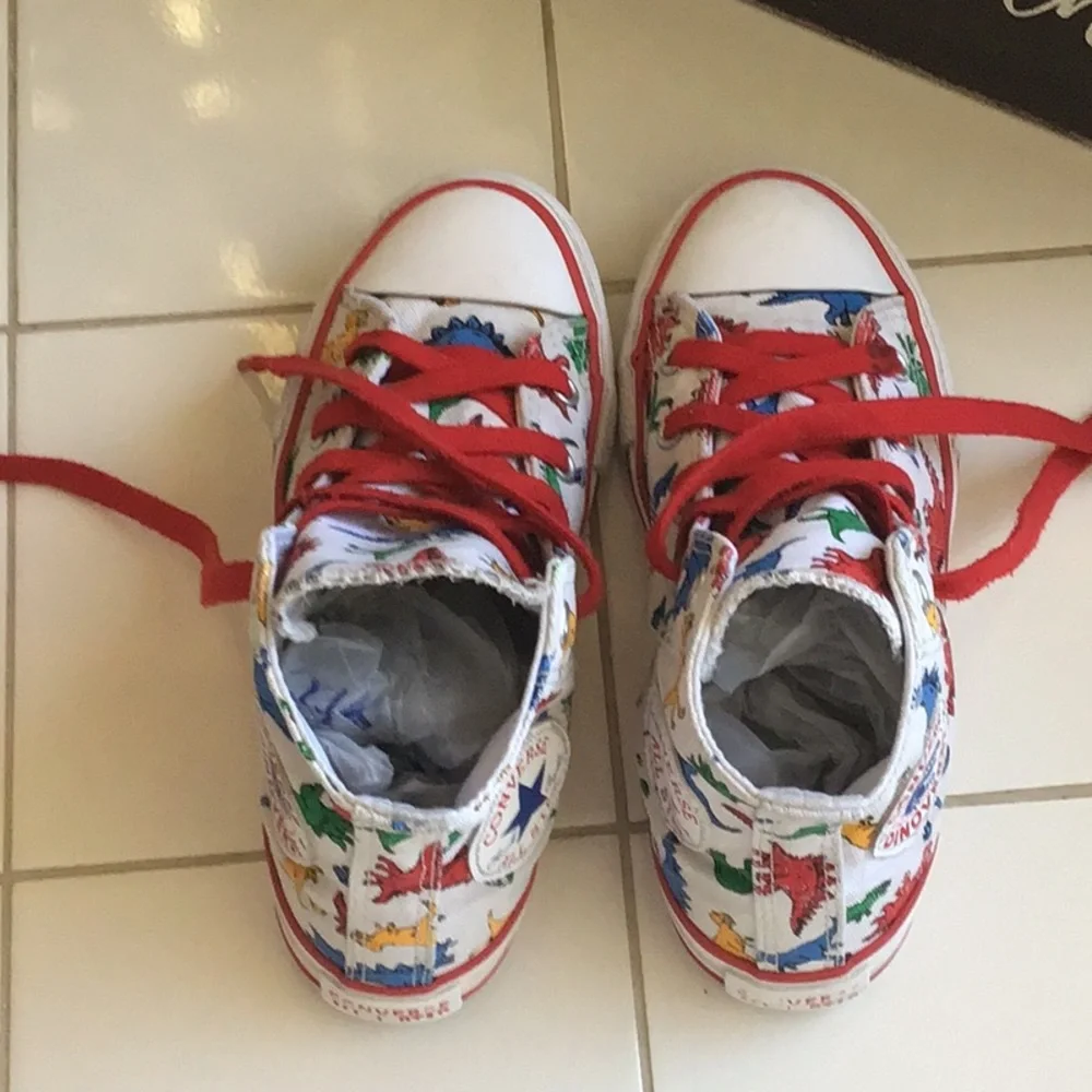 ‘Converse’ Dinoverse Lace-Up Jr Sneakers